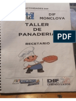 _Taller de Panadería- Recetario DIF Monclova