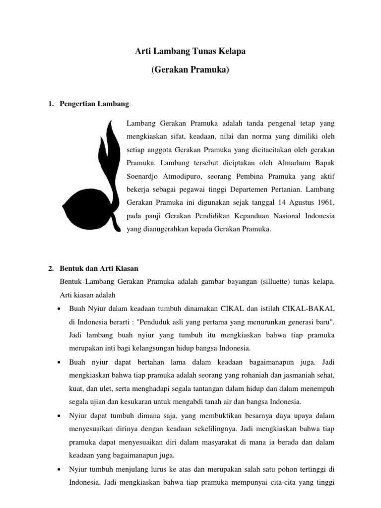 Arti Lambang Tunas Kelapa