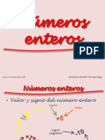 Recursos E.S.O. Números Enteros