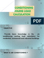 Cooling Load Calculation