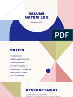 Resume Materi Ldo