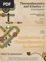 Group 1 - Thermodynamics and Kinetics of Corrosion