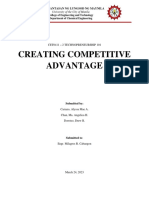 Group 3 - Creating Competitive Advantage - Written Report