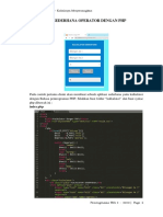05 - Projek Sederhana Operator Dengan PHP