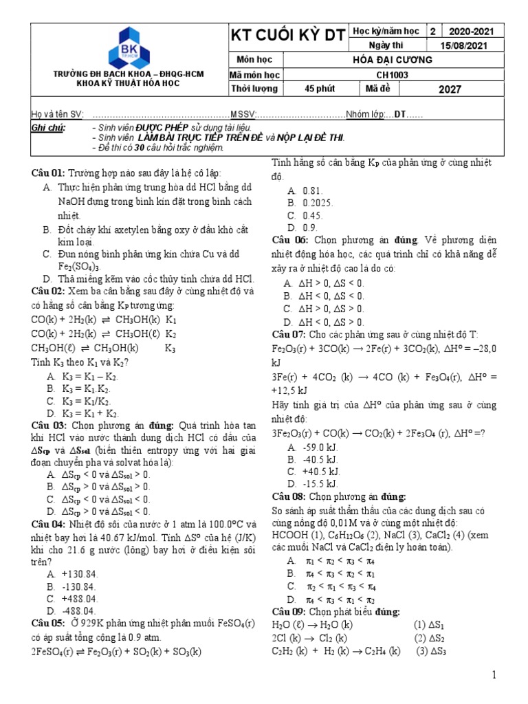- Đề CK HĐC K202 | PDF