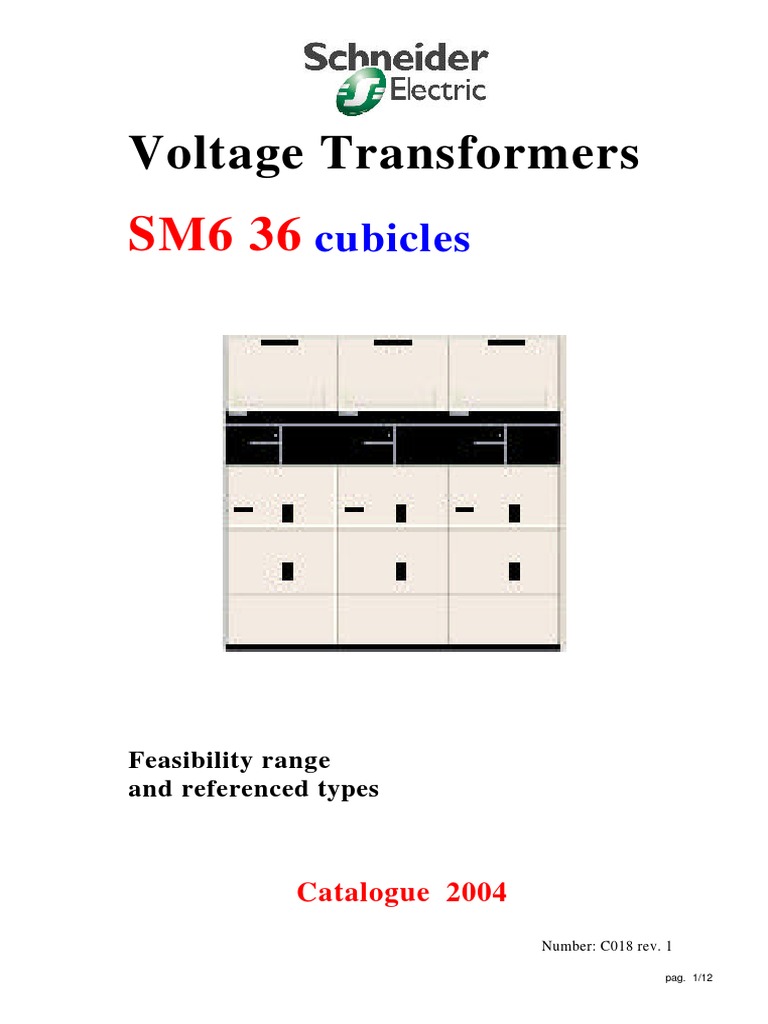 Voltage Transformers Catalogue 2004 | PDF