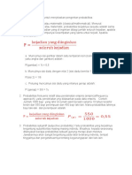 Menjelaskan Pengertian Probabilitas