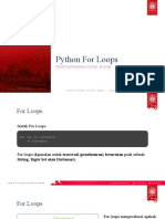 Pert7 - Python For Loop