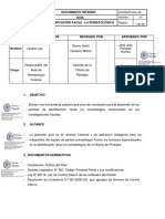 Identificación Facial y o Somatológica