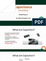 Capacitance in Series and Parallel