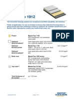 MasterTop 1912 Flooring Solution for Low Emission Durability