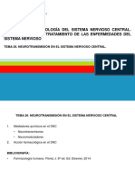 TEMA 26. Neurotransmision en El SNC