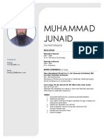 Junaid 1 Page CV