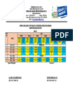 (Baru) Kelas Ii C Jadwal Pelajaran PTMT