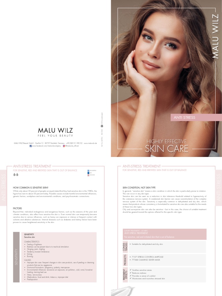 EN 9978.9 Skin Care Manual Anti Stress Malu Wilz | PDF