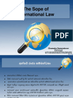 The Scope of International Law