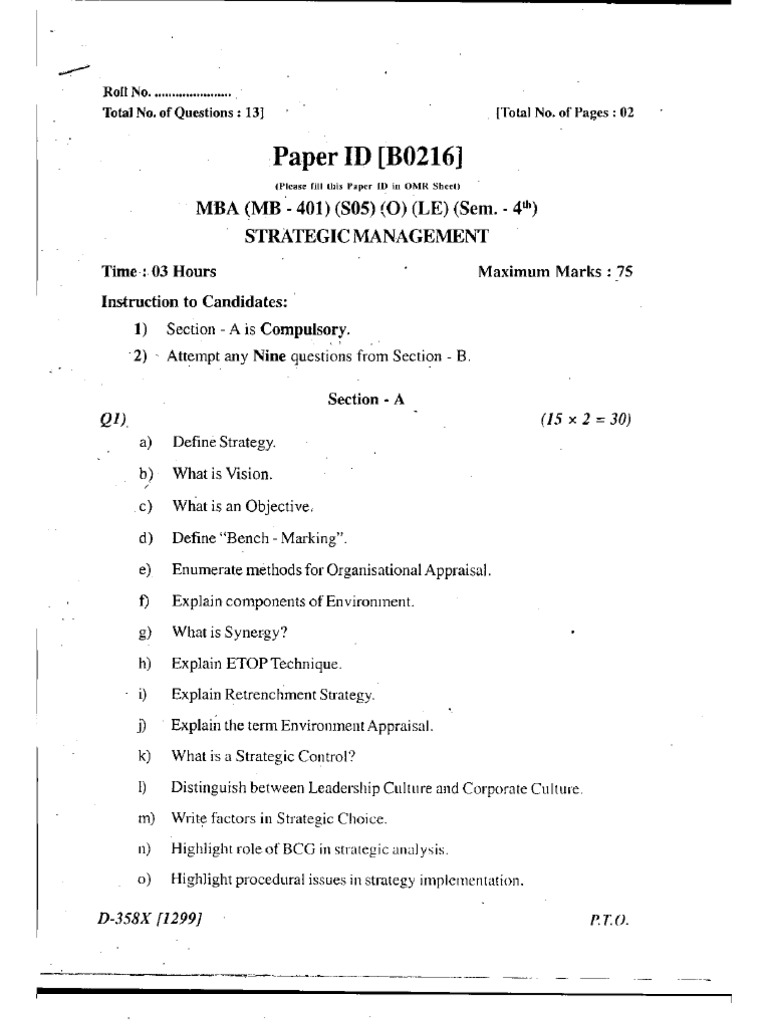 SM 1 | PDF