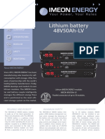 Datasheet IMEON Batterie EN-BA-V4C