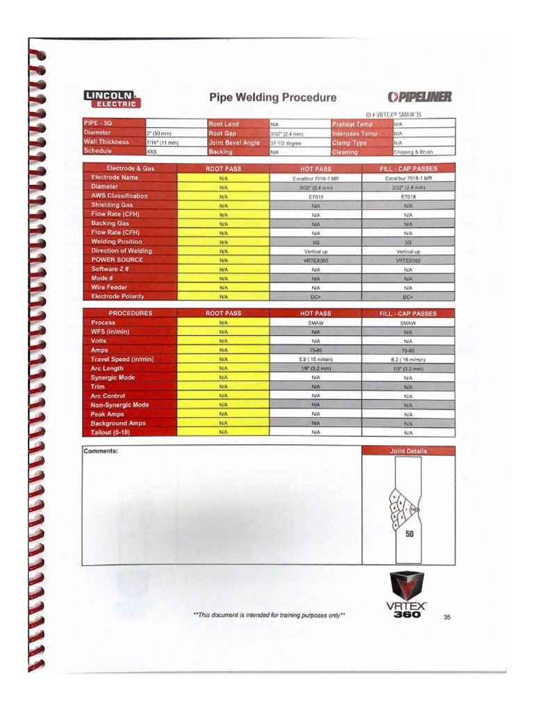 Pipe Welding Procedure PDF