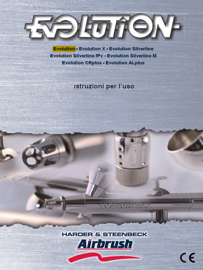 Aerografo Harder & Steenbeck Hilitand - 2 Adattatori Per Da 1/8", A Chiusura Rapida, Per Compressore E Tubo Aerografo