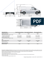 Dimensioni Volkswagen Transporter Furgone