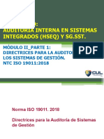 Modulo Ii - Auditoria Interna Integral Hseq - Iso 19011v2018 - Ene-Mar 2022