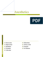 Anesthetics