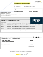 Constancia de Servicio Cristina