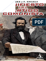 C. Marx y F. Engels - Manifiesto Del Partido Comunista