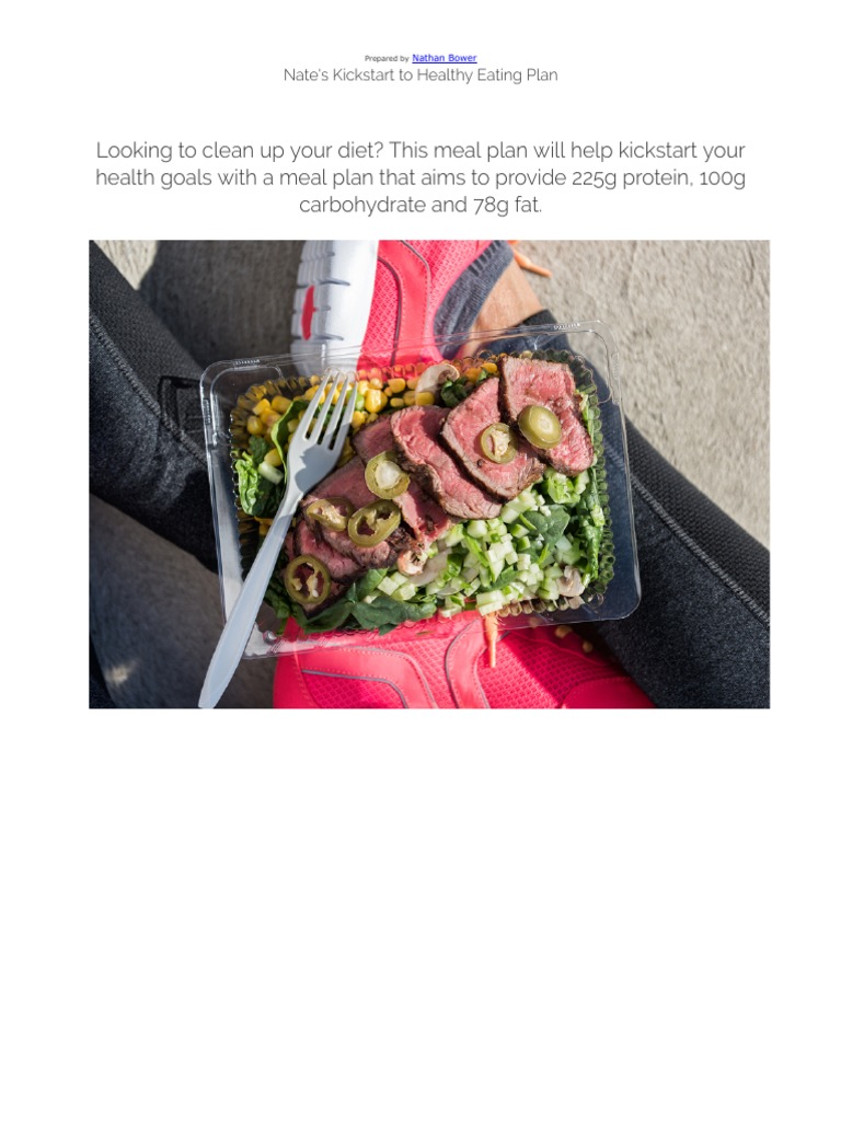 Kickstart To Healthy Eating PDF Lunch Yogurt