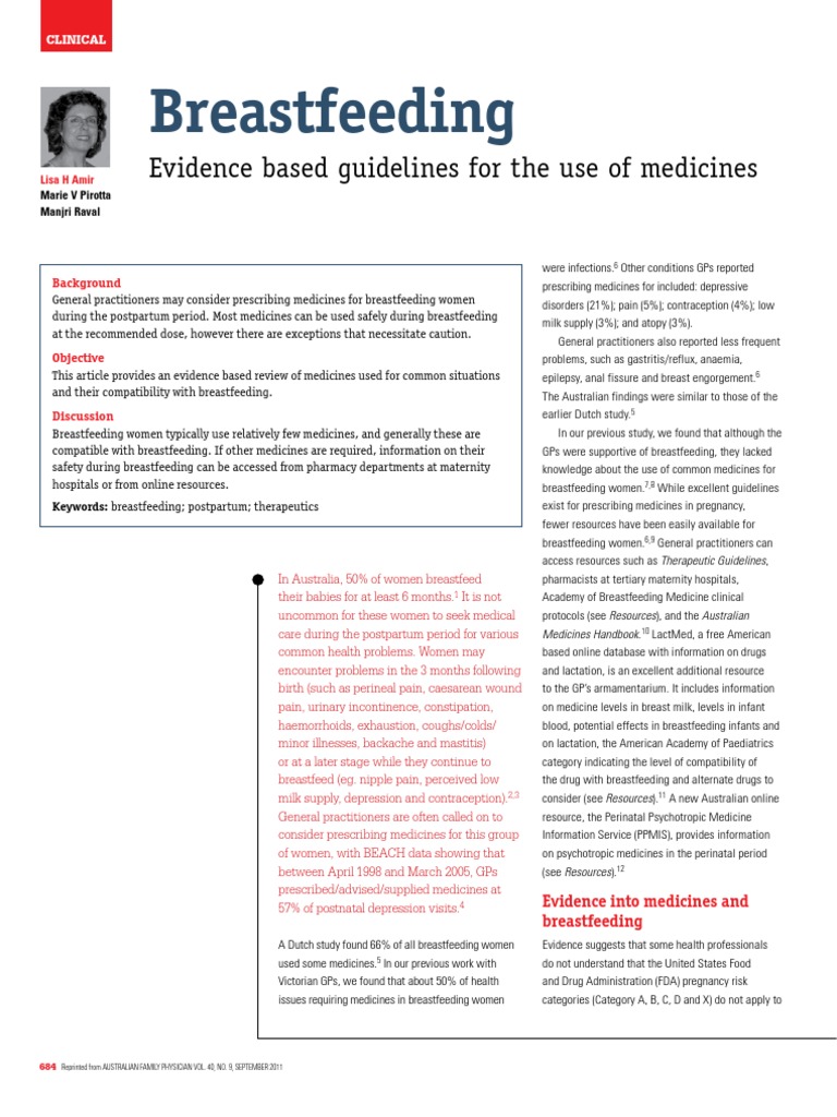 Breast Feeding Breastfeeding Pharmaceutical Drug
