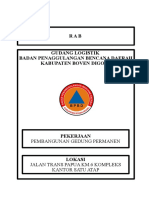 Gudang Logistik BPBD