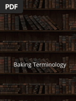 Baking Terminologies