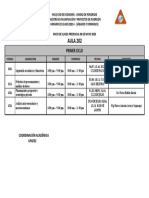 Horario de Clases I Ciclo Ppi