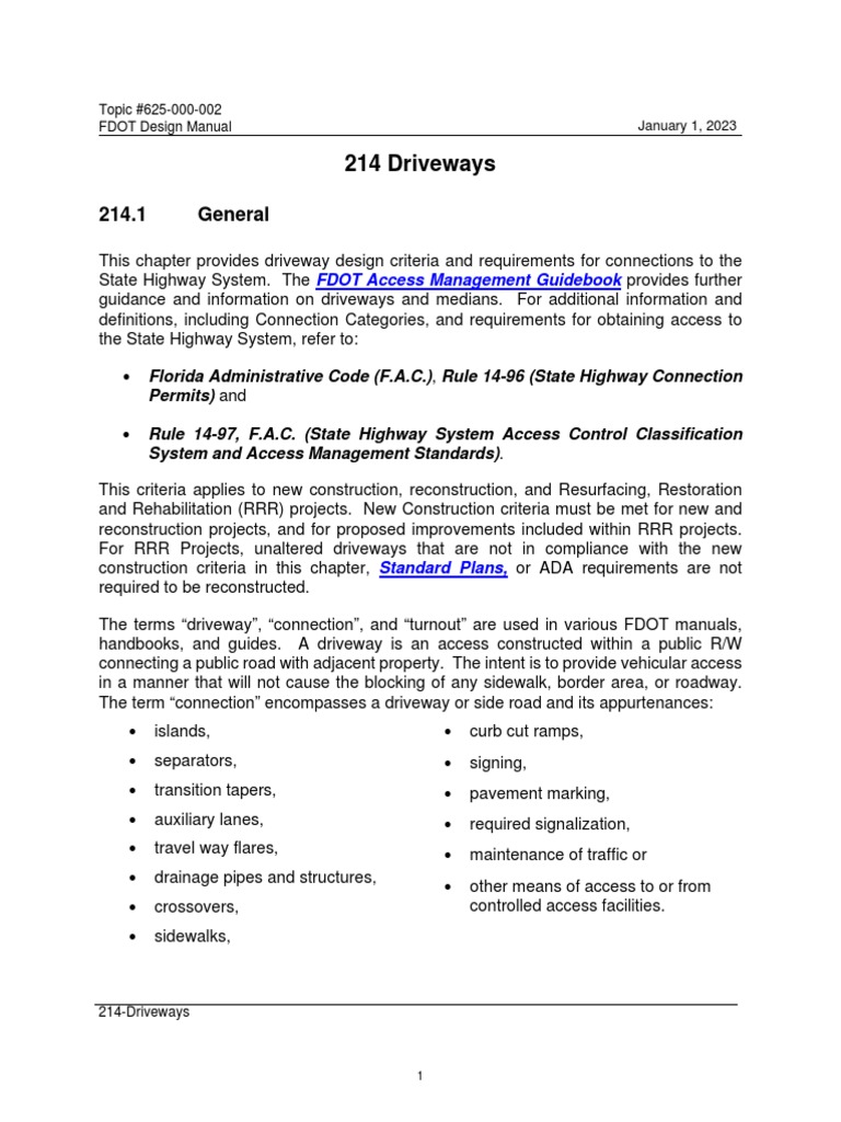 2023 FDM 214 Drwys | PDF | Interchange (Road) | Traffic