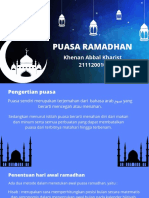 Khenan Abbal Kharist - PUASA RAMADHAN