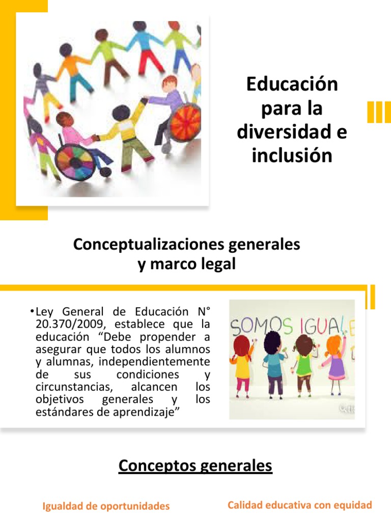 Educación para La Diversidad e Inclusión | PDF | Inclusión (Educación ...