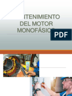 CLASE #5 Mantenimiento Del Motor Monofasico