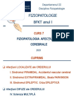 BFKT_Curs_07_2023_Fiziopatologia AFECȚIUNILOR CEREBRALE
