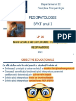 BFKT - LP - 05 - 2023 - Teste UZUALE de EXPLORARE FUNCTIONALĂ RESPIRATORIE