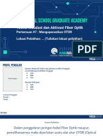 07 Bahan Ajar Mengoperasikan OTDR (Optical Time Domain Reflectometer) VSGA DTS 2022