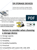 COMPUTER STORAGE DEVICES: CHOOSING THE RIGHT ONE