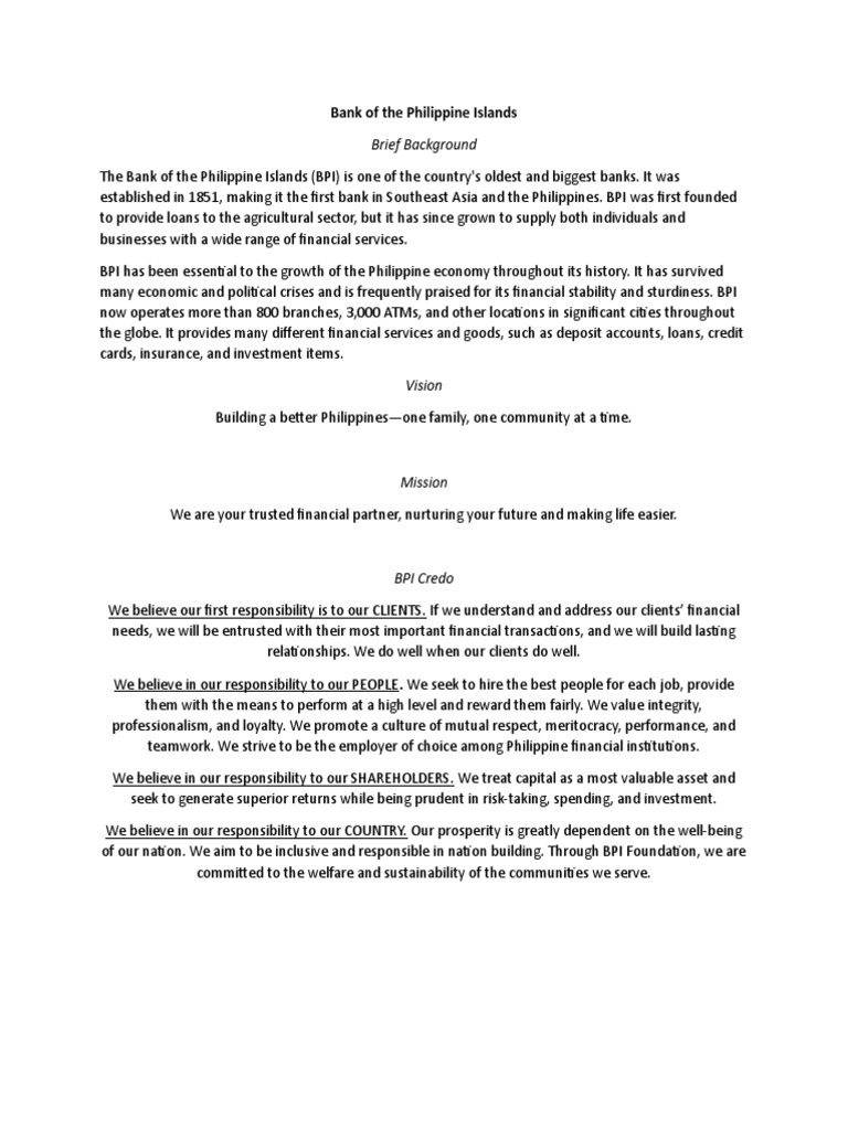 Image Result For Bank Of The Philippine Islands Credit Risk Management The Org