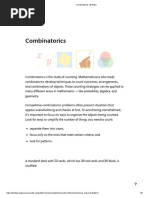 Combinatorics - Brilliant - Answers