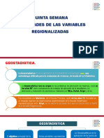 Quinta Semana Variables Regionalizadas