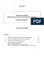 Syllabus AGREST 2019-2020