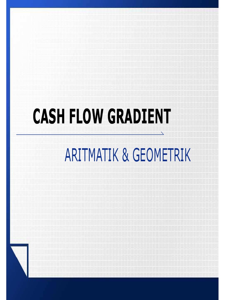 Rumus Arus Kas Gradien Aritmatik | PDF