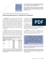 Removing Gutta-percha in tic Re Treatment