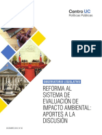 N°38 Reforma Al Sistema de Evaluación de Impacto Ambiental Aportes A La Discusión