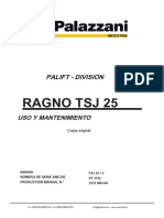 Manual Uso y Mantenimiento TSJ25 - 2018nm806 - SN PT3752